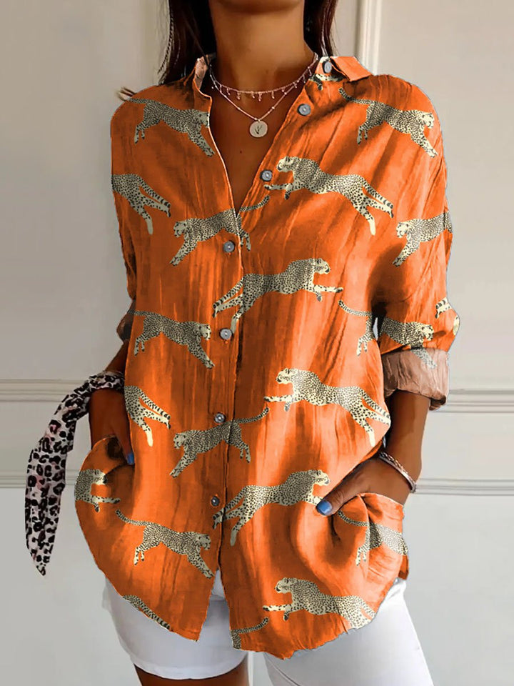 Elise - Vintage Motif Blouse